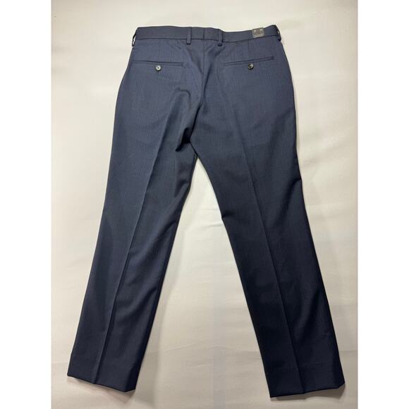 NWT J. Crew Men's Ludlow Slim Tapered Leg Blue Wool Dress Pants - Size 31x27.5 - Picture 2 of 10